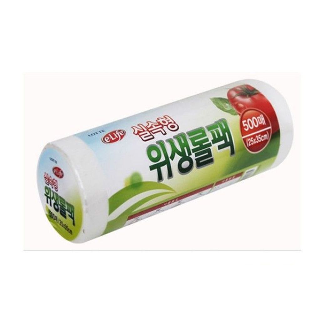 주방 롤 팩 백 25x35x500매 12개 업소 요리 조리 쿠