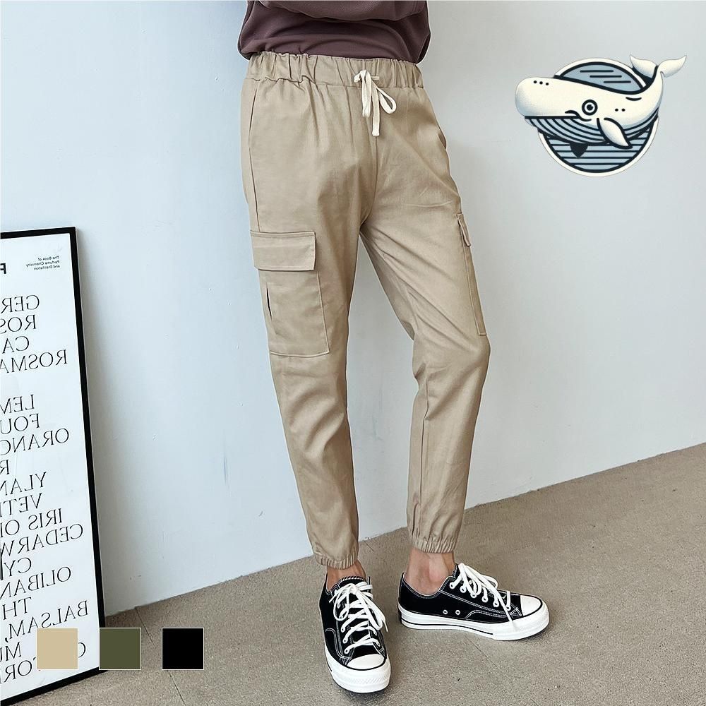 편안한 남자 카고 조거팬츠 캐주얼 일상룩