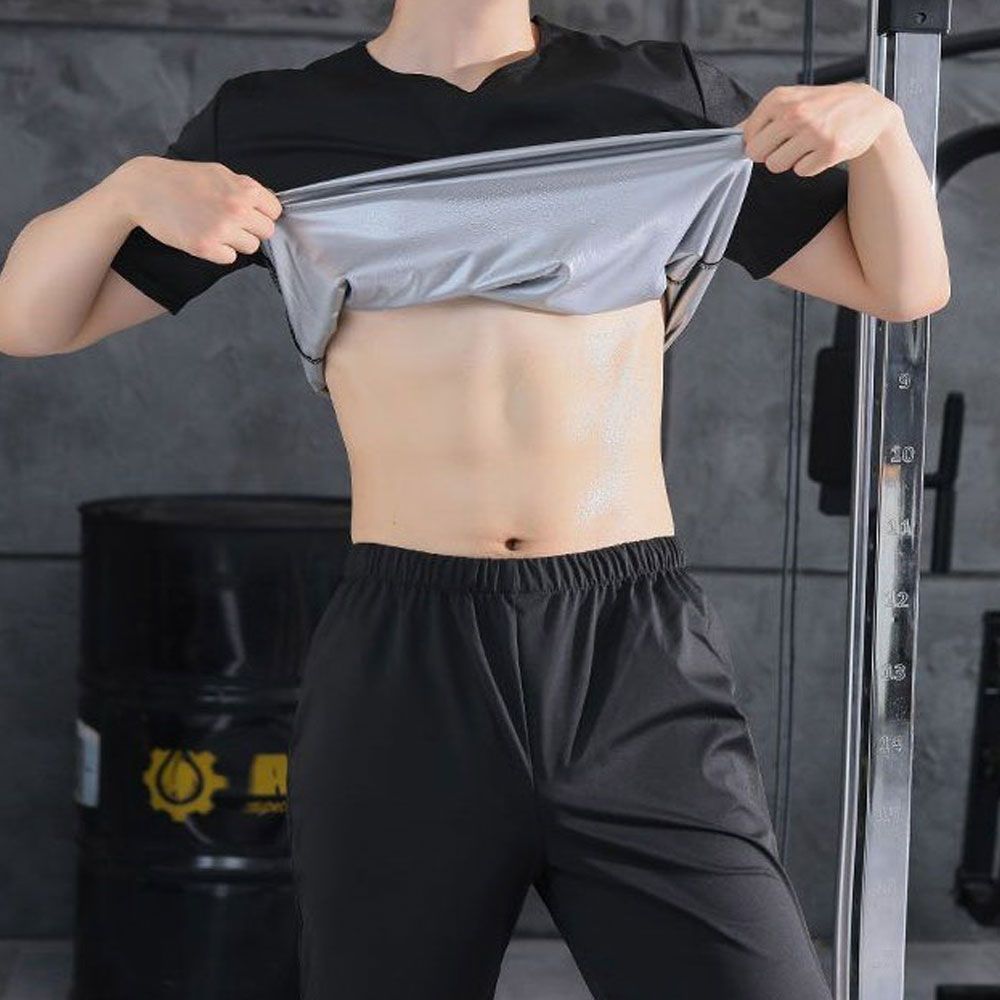 남자 운동복 반바지 반팔 상하세트 땀복 웨이트복