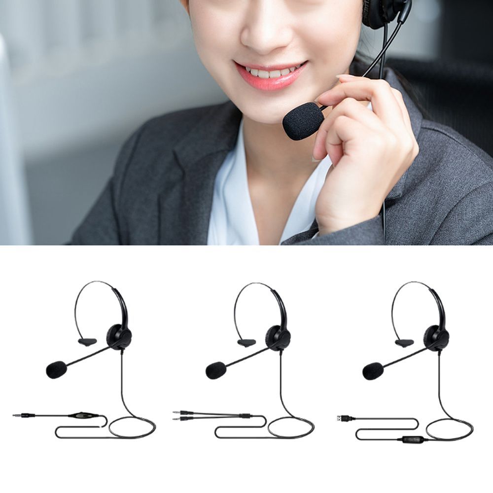 전화업무헤드셋 콜센터 마이크 헤드셋 3.5