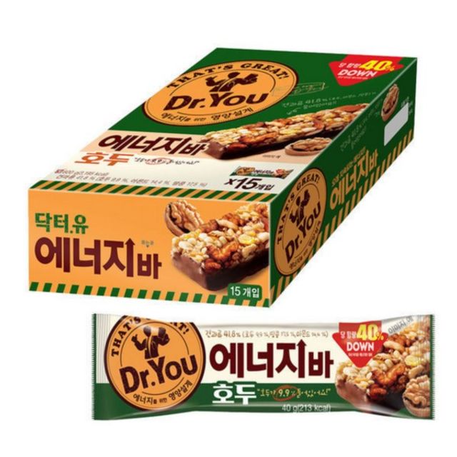 닥터유 에너지바 호두 (40gx15ea)