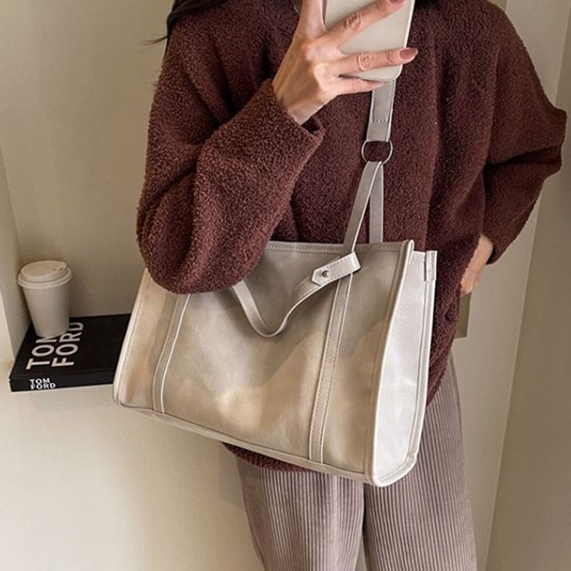여성 데일리가방 보부상가방 빅쇼퍼백 숄더백