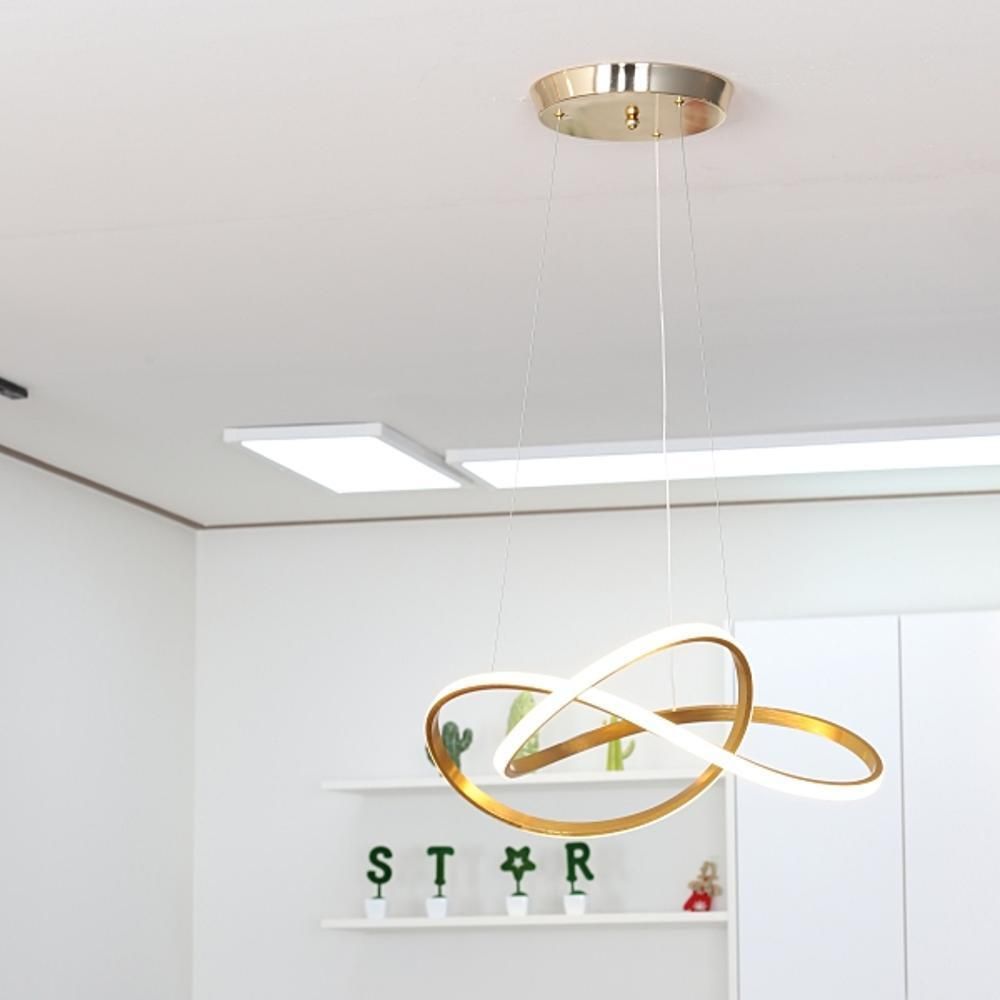 Oo LED 플라워 50W 골드 전구 3.0K KS