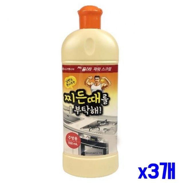 파워스크럽 주방세정제 550ml x3개