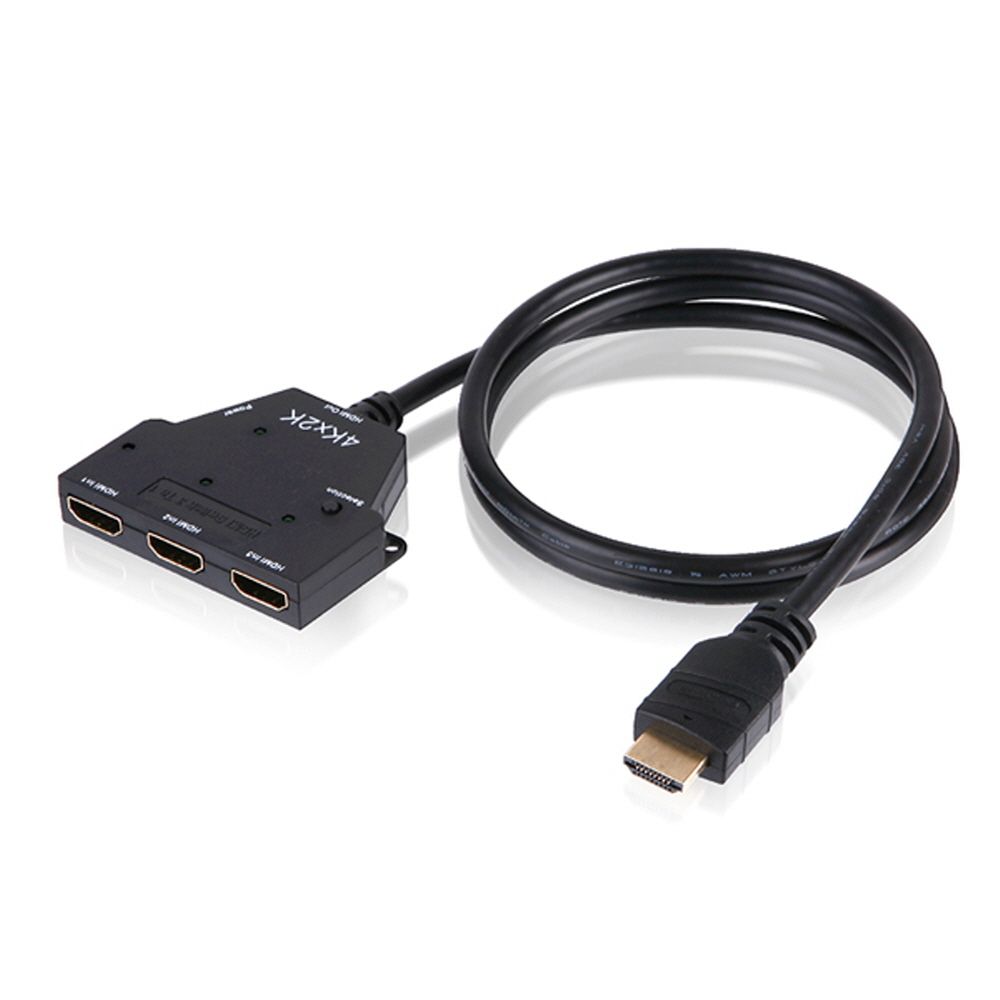 HDMI 3포트 모니터 선택기 케이블형 스위치 TV연결