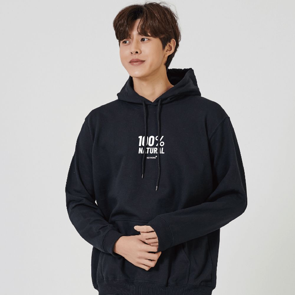 키밍 100 네츄럴 자연산 맨투맨 후드티