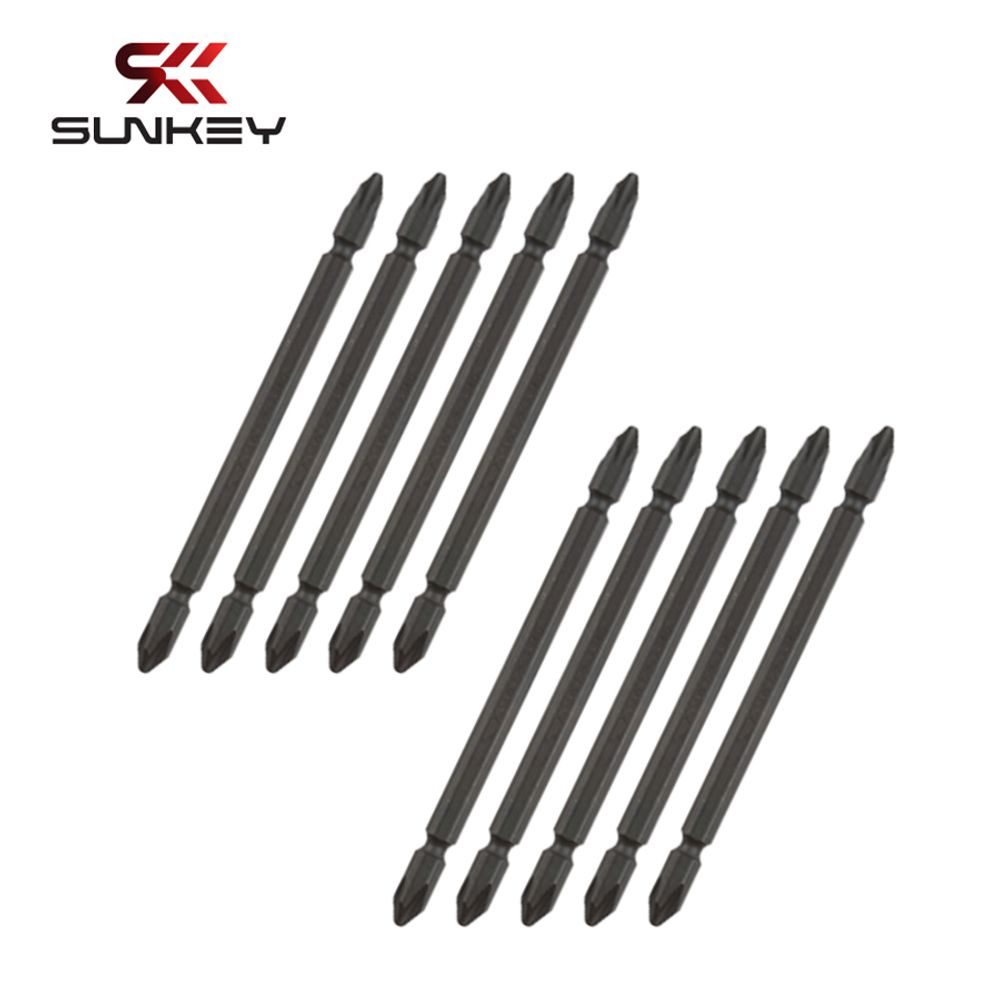 십자 임팩 육각 양면 +PH2 110mm 드릴비트 10pcs