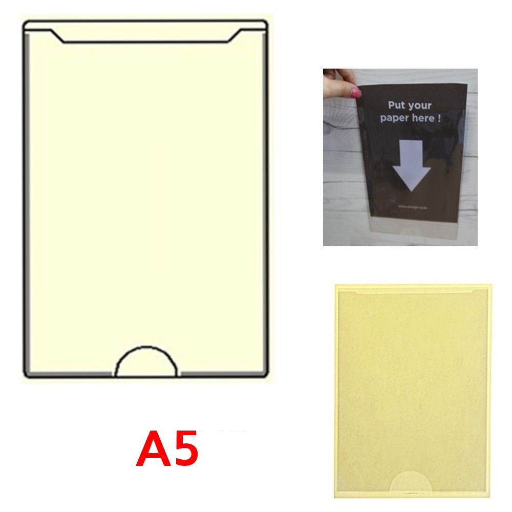 부착라벨포켓 게시판꽂이 스티커 A5 30매 라벨테이프