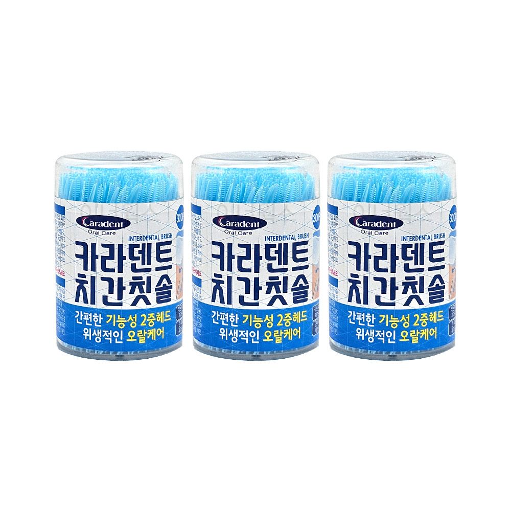카라덴트 치간칫솔 300개입 x 3개세트