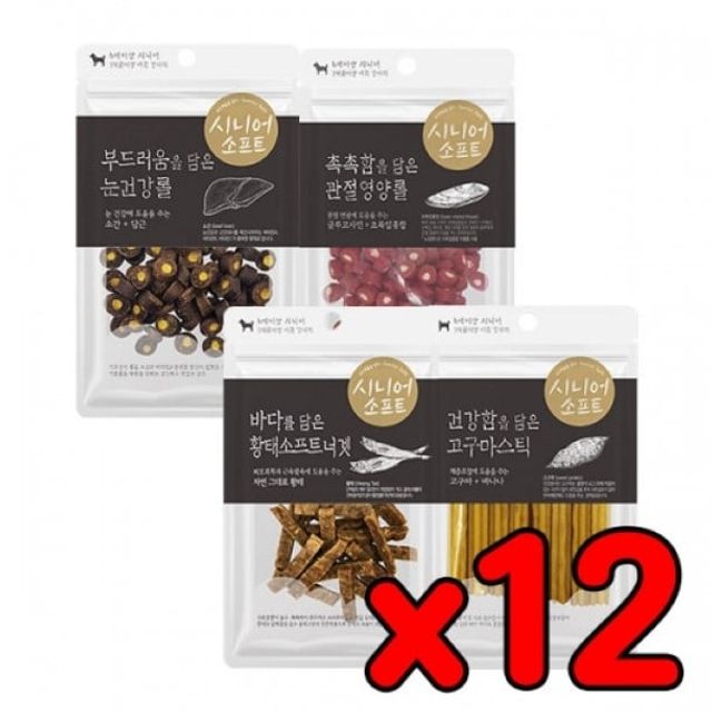 시니어 소프트 건강 담은 간식 100g X12개