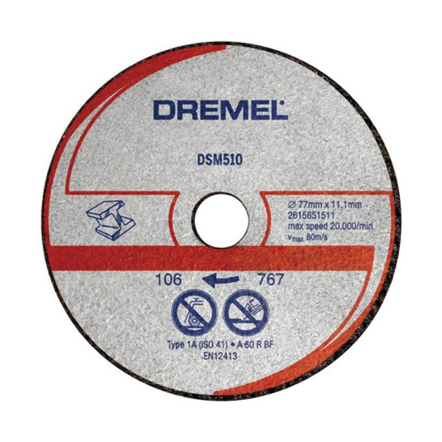 드레멜 휠 DSM510C (금속절단휠) 3개입 1SET