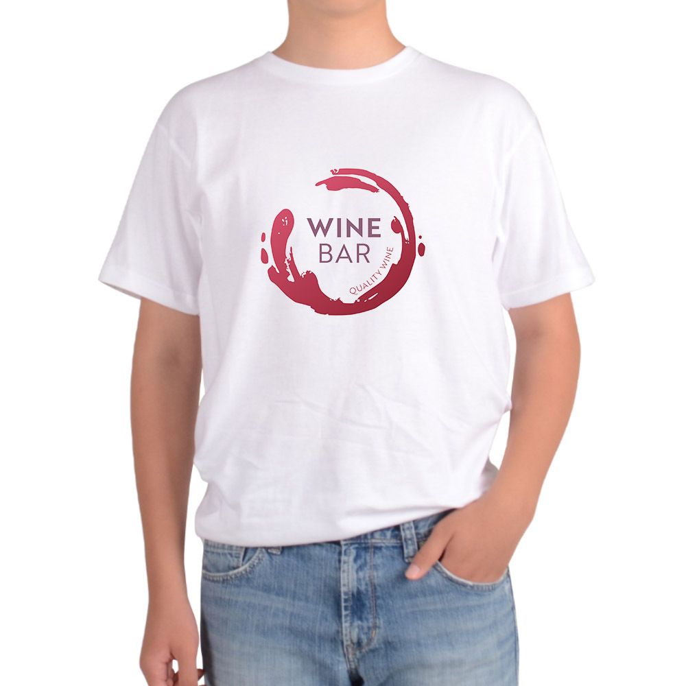 오버핏 반팔티 와인바 와인동호회 WINE 디자인의류