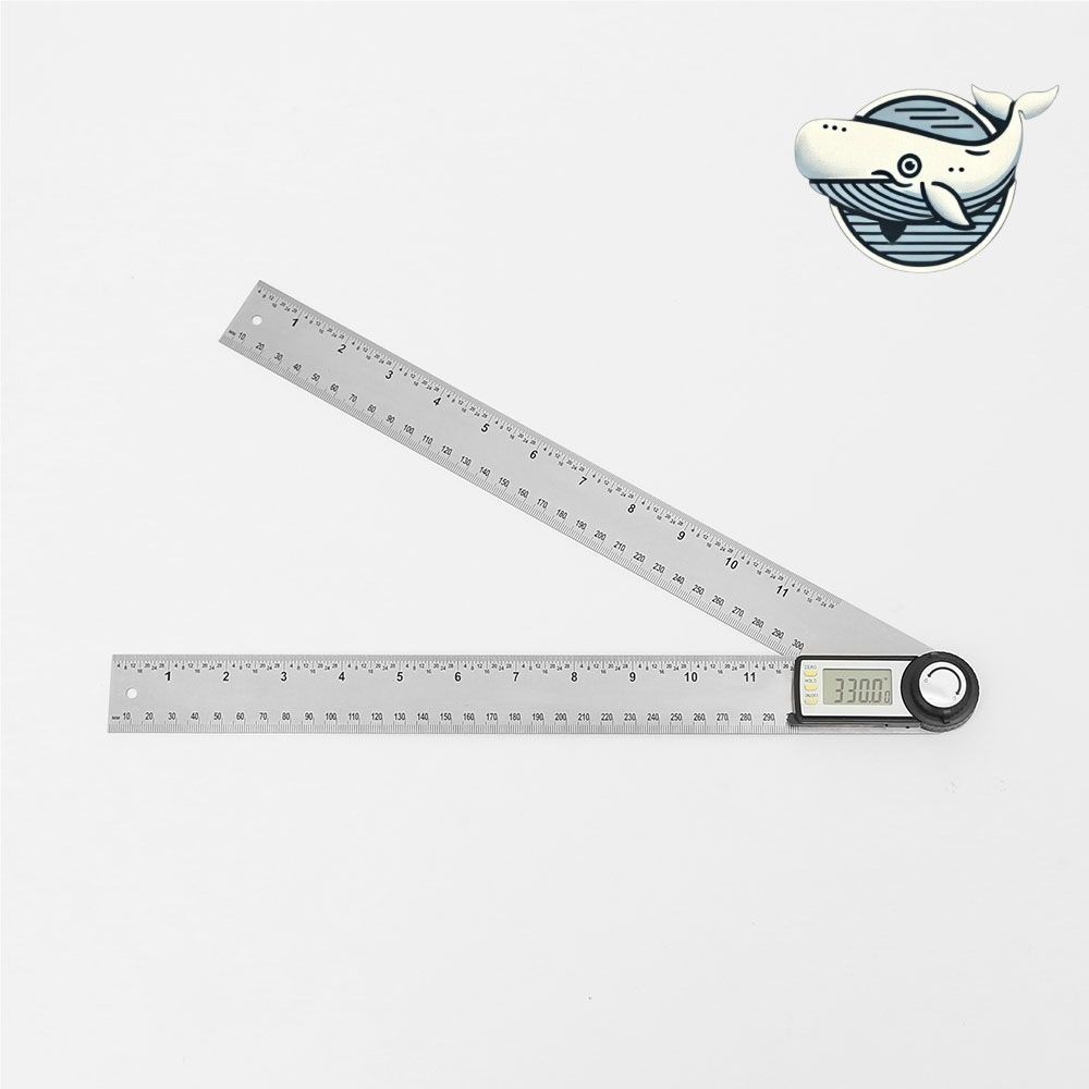 정밀 디지털 스틸 각도자 30cm 고급 마킹