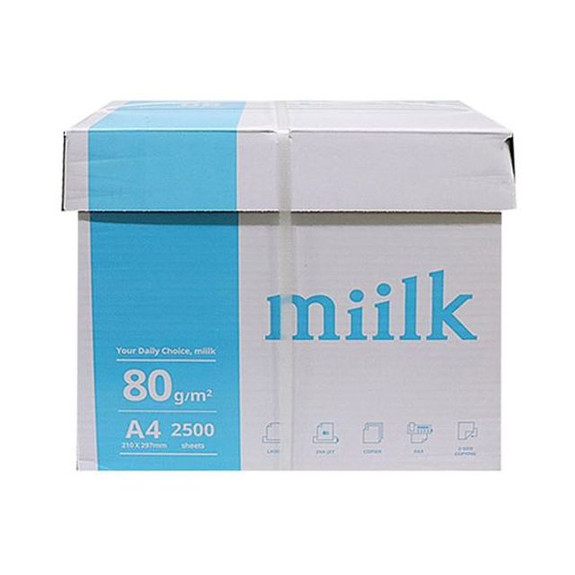 80g 500X5권 IS M 2500장 A4용지 miilk 생활건강 용지