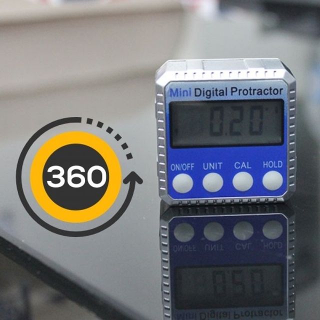 IP54방수 방진 0.1단위측정 360도 MINI 디지털각도계