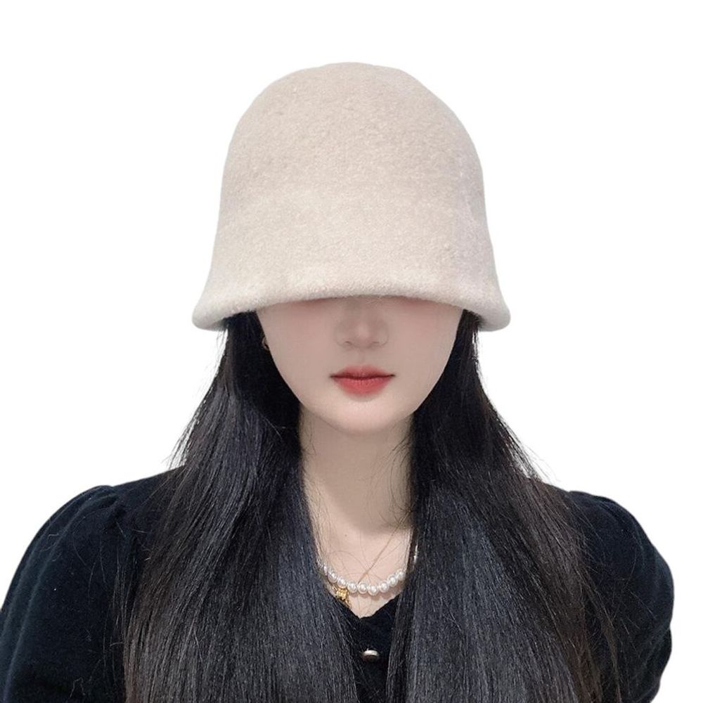 게더릭 울 버킷햇 (베이지)