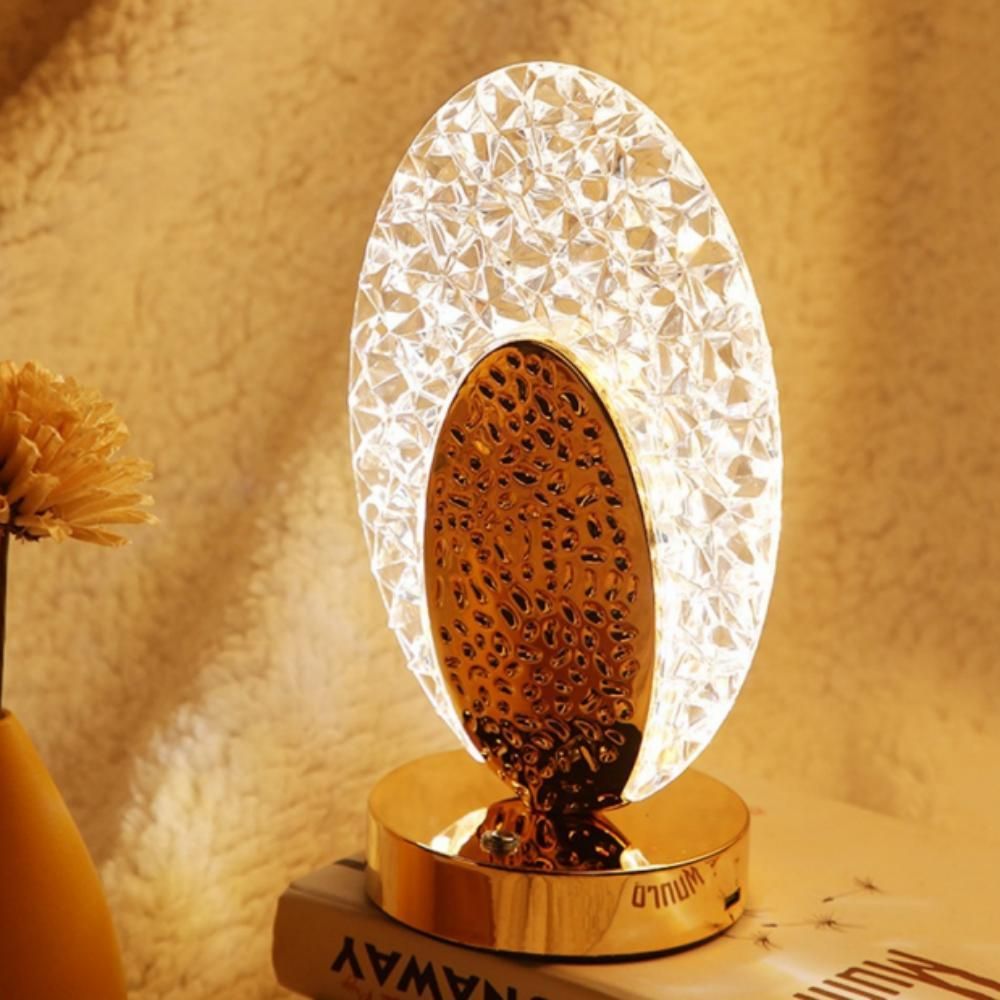 LED 크리스탈 무드등 인테리어 충전식 수유등 램프