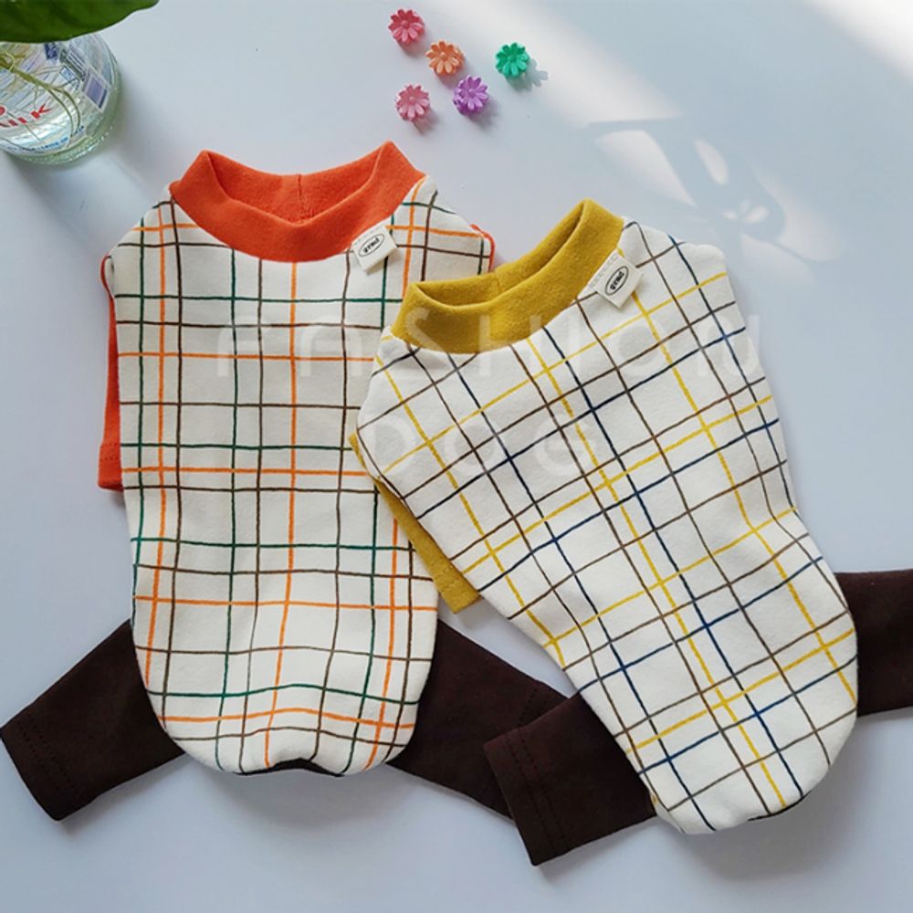 강아지 몬드리안 올인원 2XL 1P 반려견 실내복 외출복