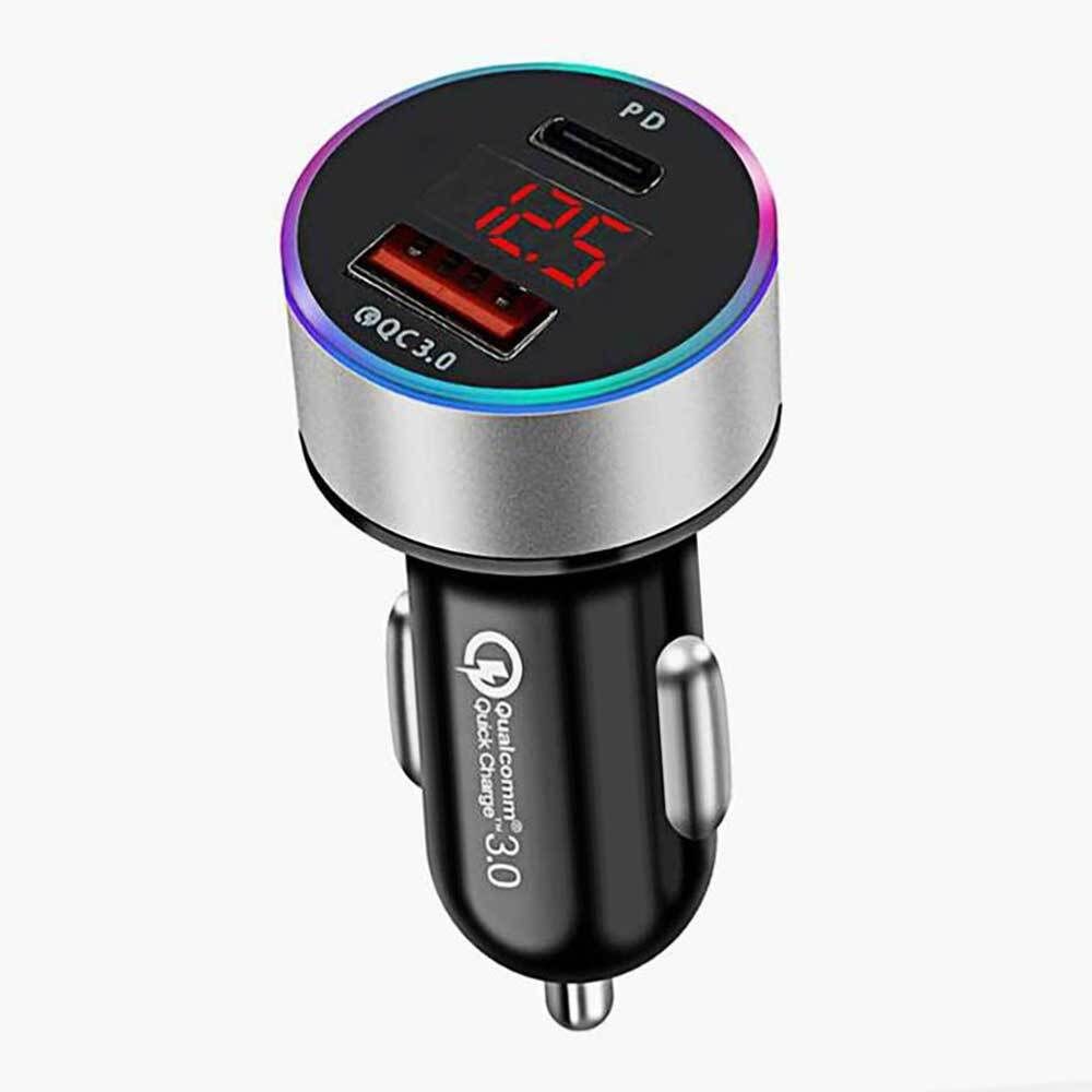 블랙 차량용 시거잭 고속PD충전 시거잭usb 차량충전기