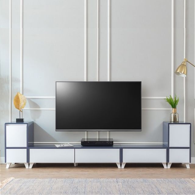 TV 거실장 2400 티비장 TV테이블 수납 서랍 티비다이