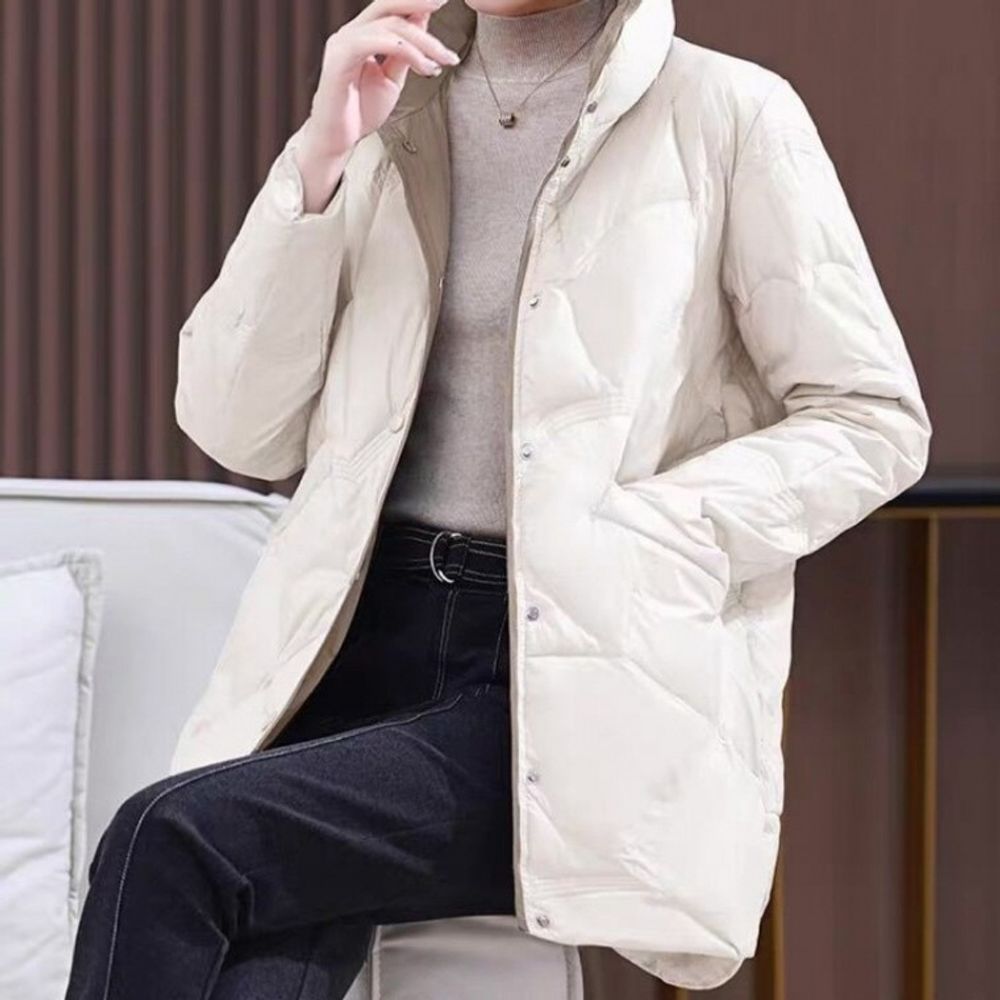 고퀄리티 오리털 자켓 간절기 여성경량패딩 여성보온
