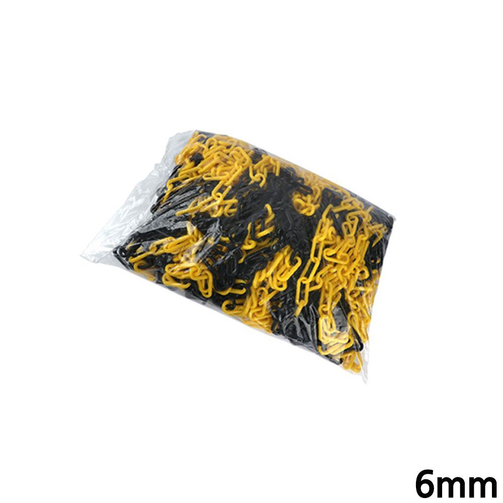 경계 차단용 플라스틱 사슬 체인 6mm x 50M 노검