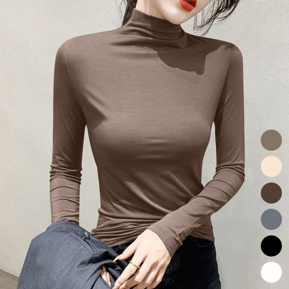 따뜻한 ㄴ 롱 여성 긴팔 맨투맨 골지 레이스