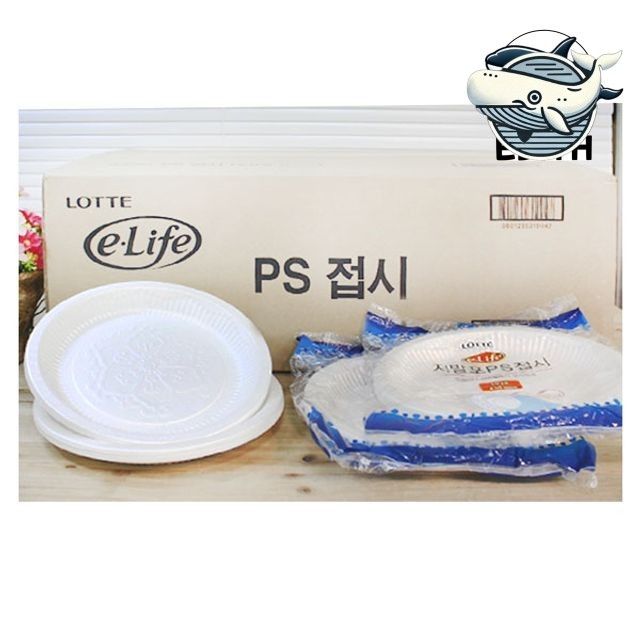 일회용 투명 플라스틱 접시 파티 용기
