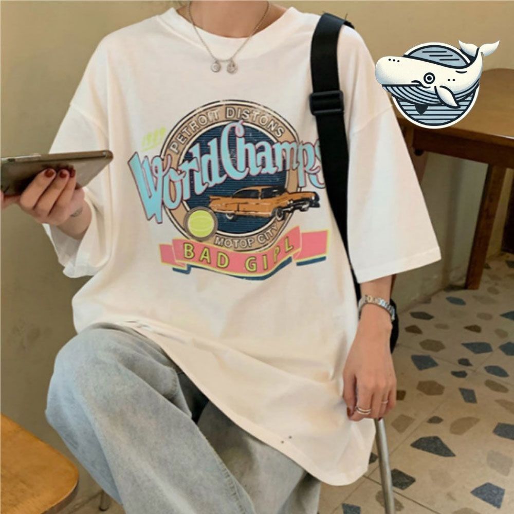 빈티지 그래픽 오버핏 티셔츠 캐주얼한 데일리