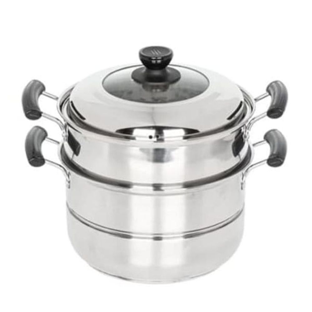 퀸센스 인덕션 곰솥 냄비 찜냄비 찜솥 들통 2단 26cm