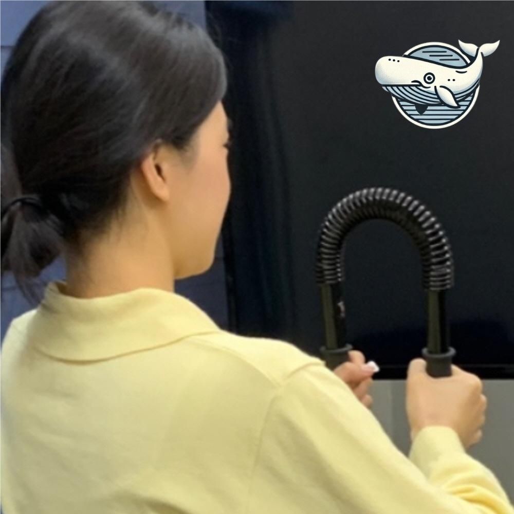 50kg 휴대용 일자 손완력기 트레이닝 가정용