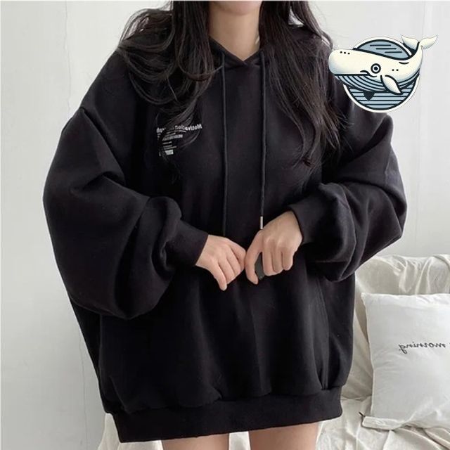 여성 후드티 루즈핏 레터링 캐주얼 스타일