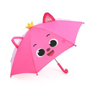 아이티알,NE 핑크퐁 40 입체패턴 우산 캐릭터 유아동 자동 3-4세