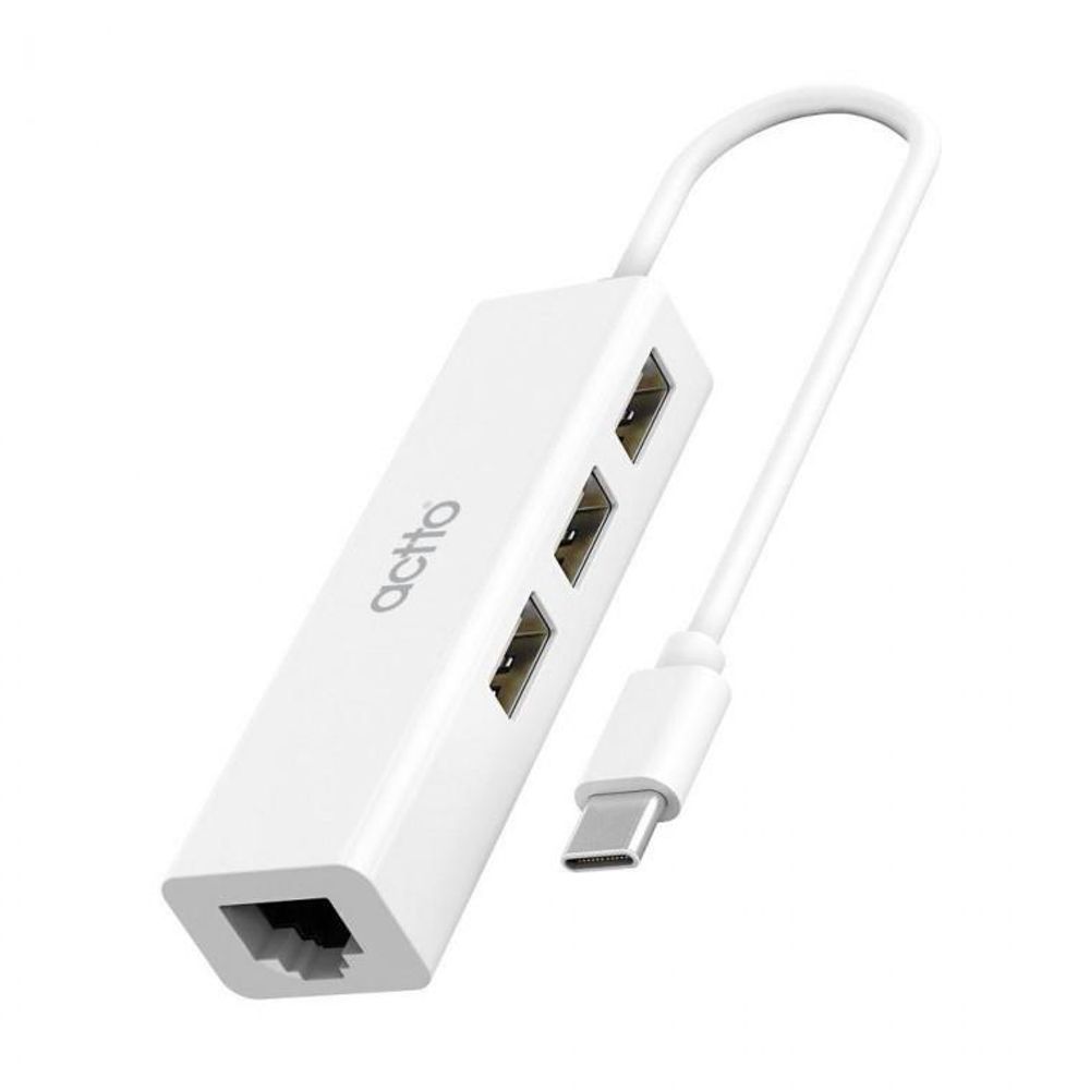 C타입 유선 랜카드 USB 3포트 멀티허브
