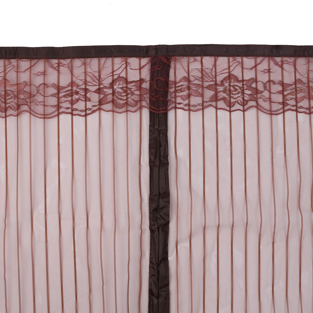 리크플 브라운 스트라이프 방문 모기장 90x200cm