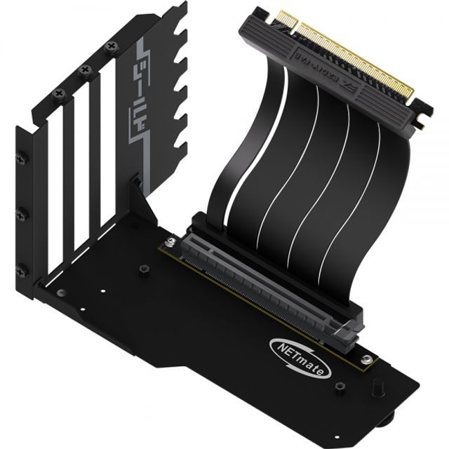 PCI-E 4.0 라이저 케이블 지지대 키트 블랙 EZDIY-FAB