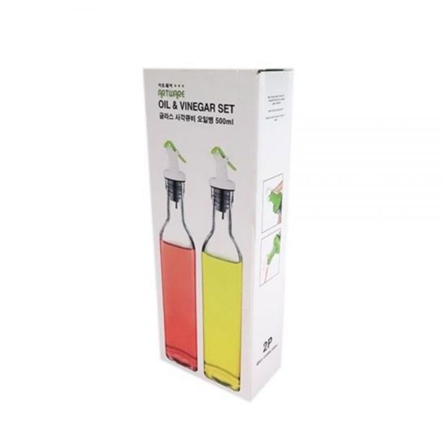 투명한 유리 오일병 500ml 소분용기 오일통 오일보관