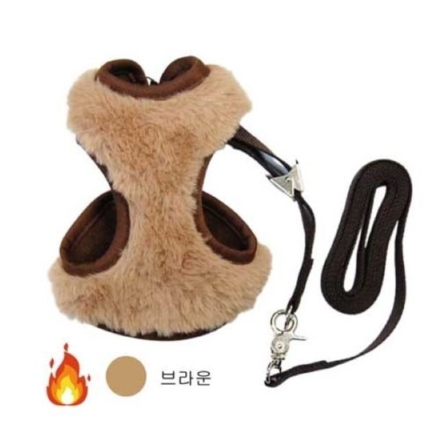 GM 무스탕 겨울 하네스(브라운)