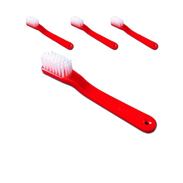 힘들이지 않고 닦을 수 있는 틀니 전용 칫솔 X 4개입