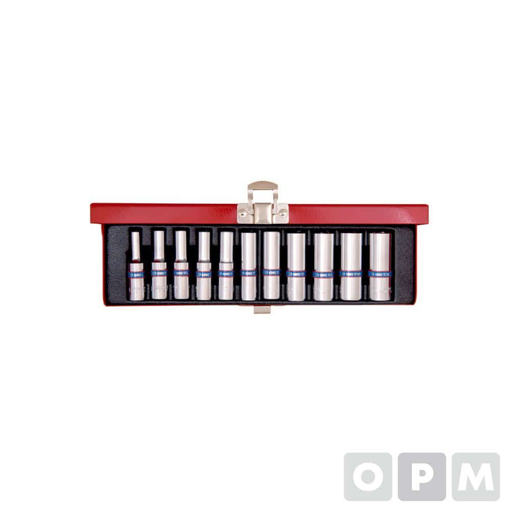 롱핸드소켓 세트(6P) 1/4 11PC(MM) 2511MR