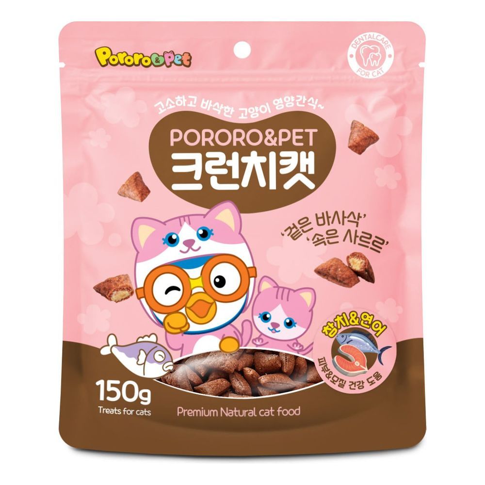 뽀로로 크런치캣 150g 참치+연어 x 6개 1박스