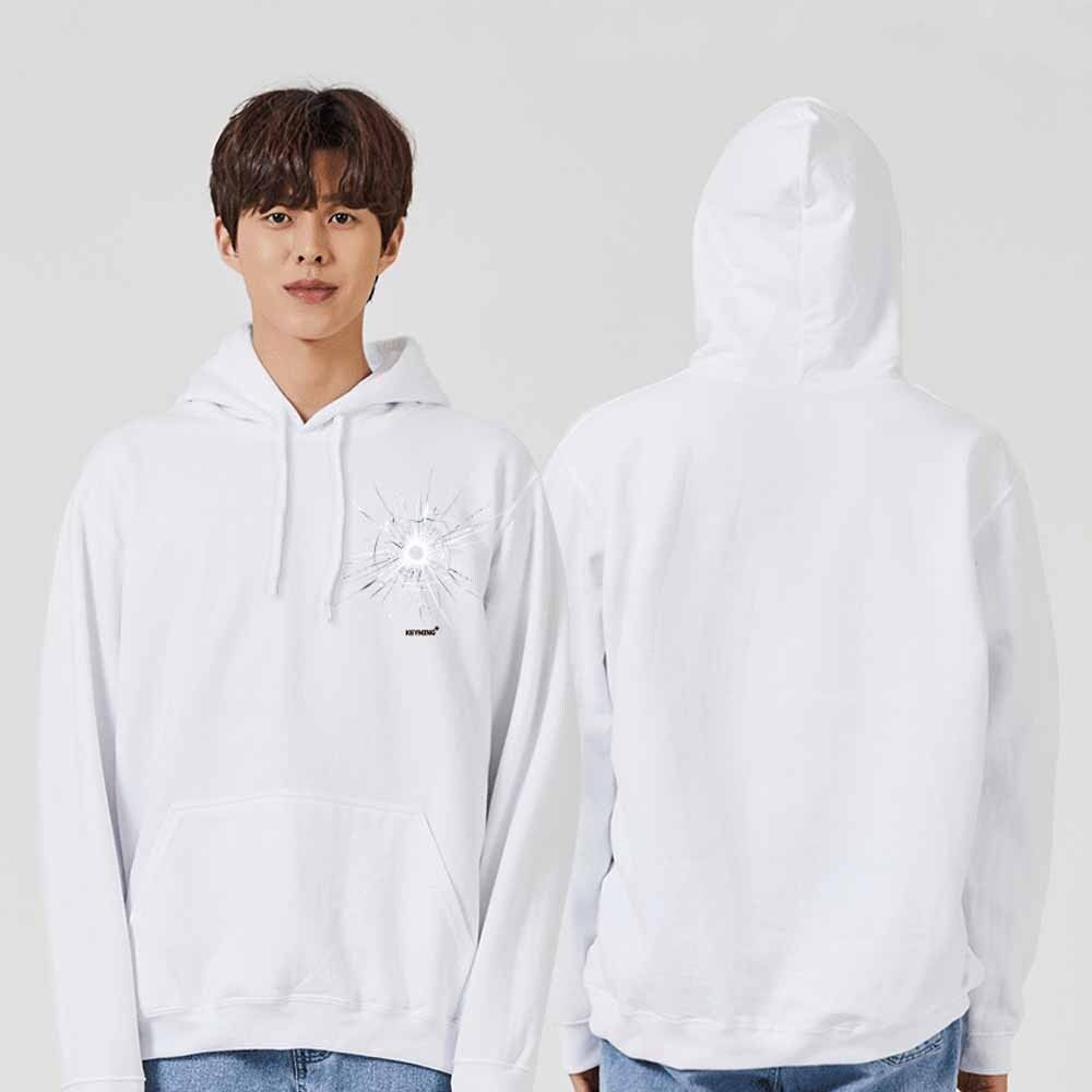예쁜 총 구멍 유리 맨투맨 후드티
