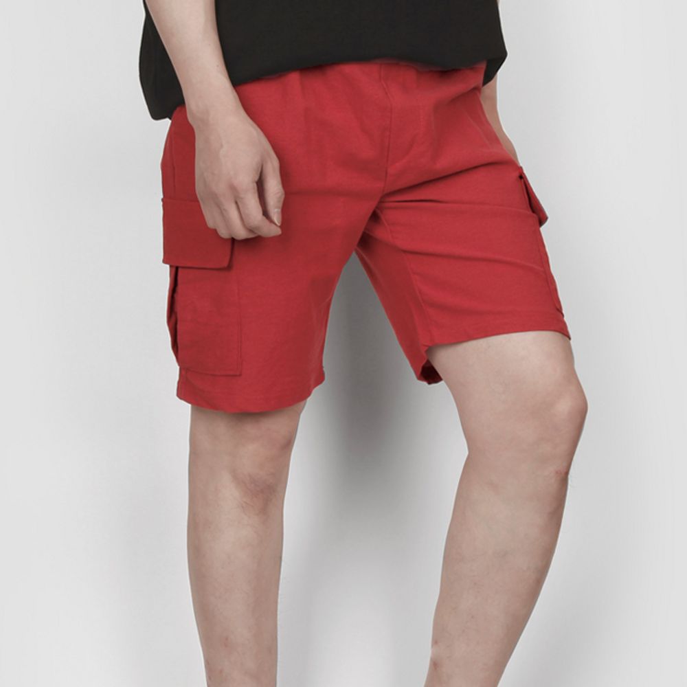 남성 린넨 (3XL) 반바지(8색상)