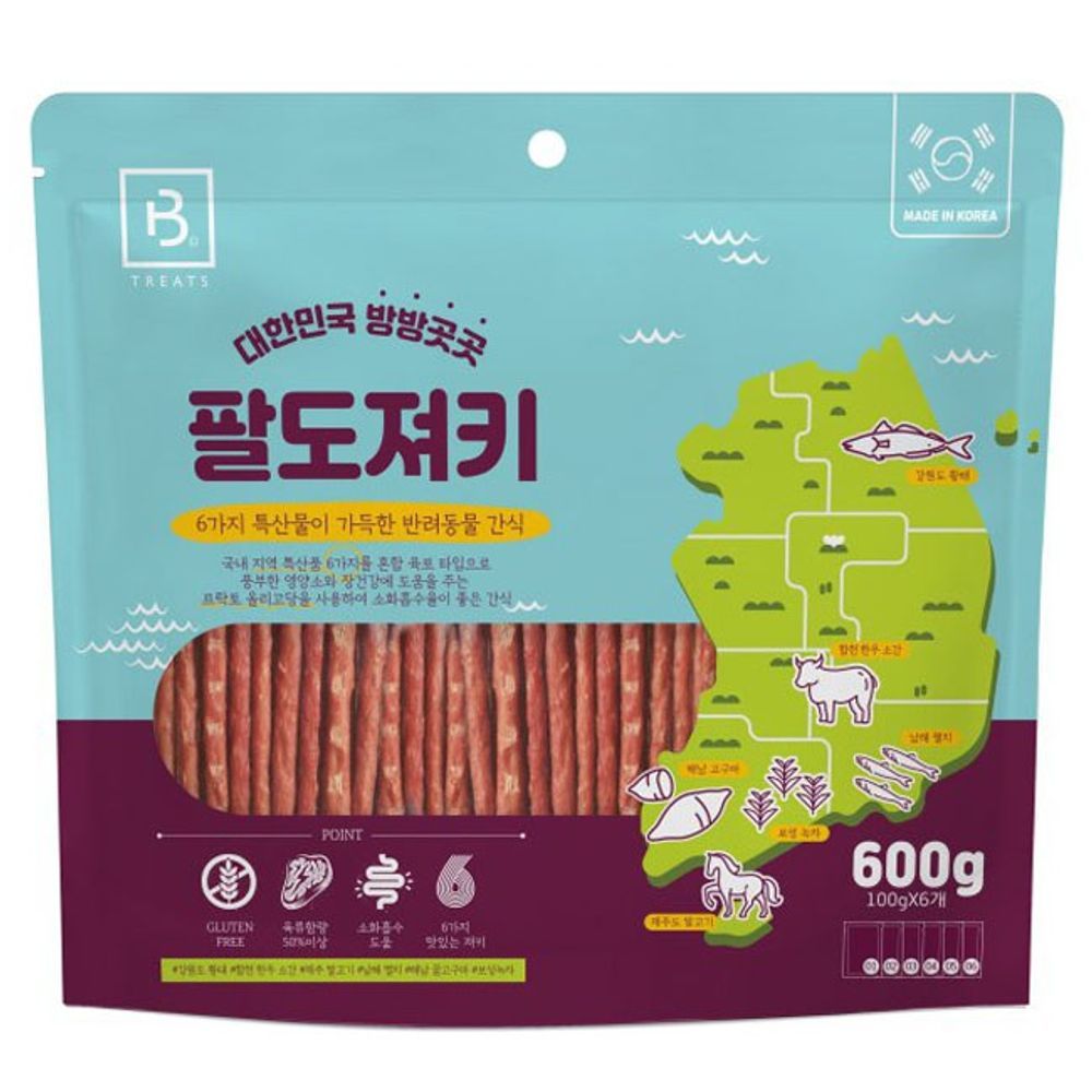 강아지 팔도져키 간식 일상 600g 반려견 애견 칭찬 보
