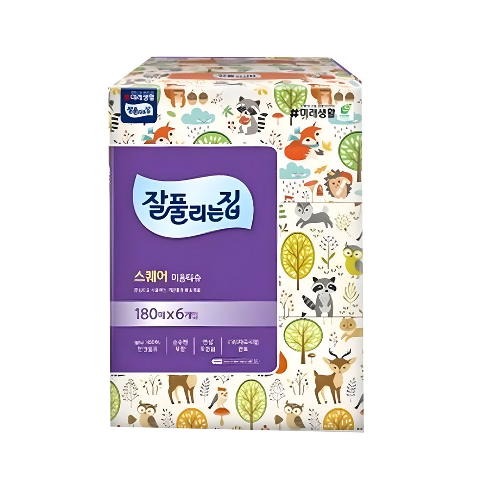 미래생활 잘풀리는집 미용티슈 180매 6입