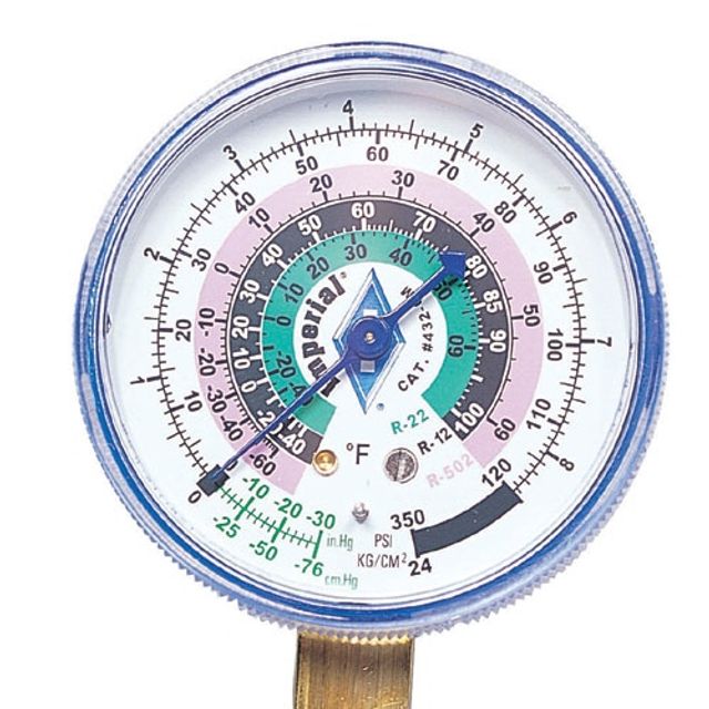 432-CM 임페리얼냉동냉동게이지 1EA 432-CM(저압용)