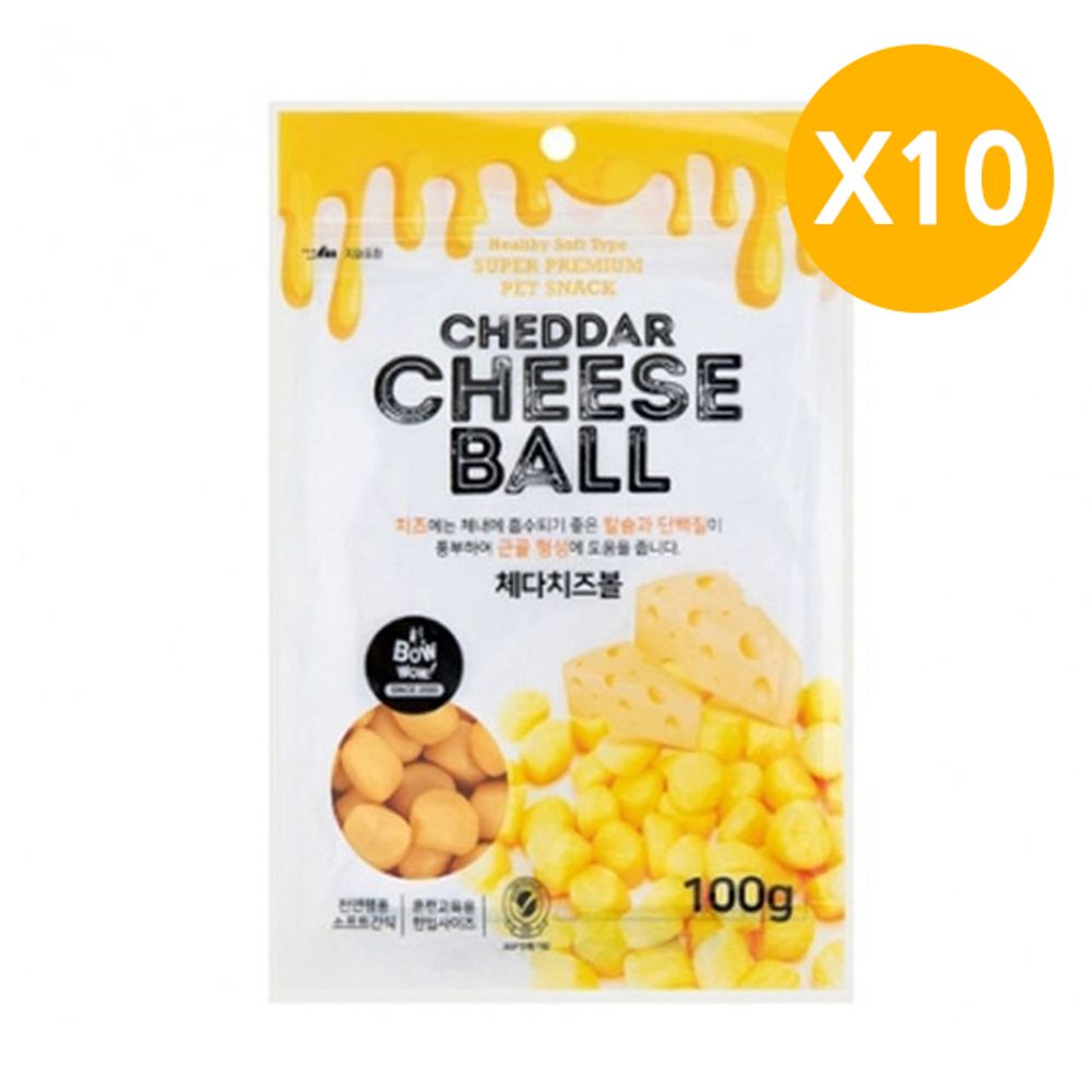 전연령용 강아지 체다치즈 애견 영양간식 100g 10P
