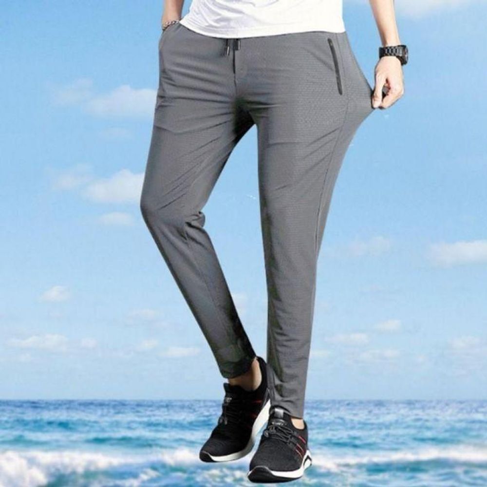 여름긴 9부 편한 추리닝 남성밴딩 아이스 시원한 바지