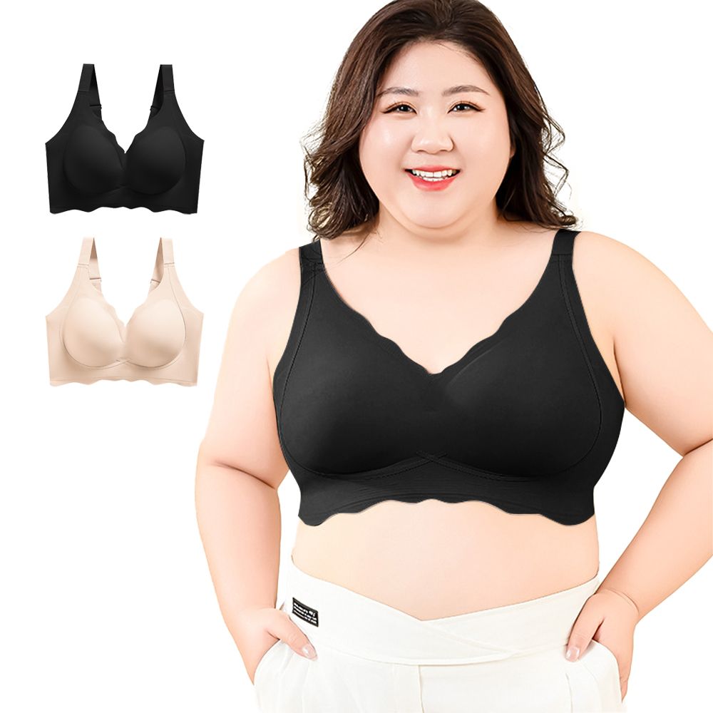 큰 컵 속옷 가슴 편한 브라 노와이어 예쁜 큰