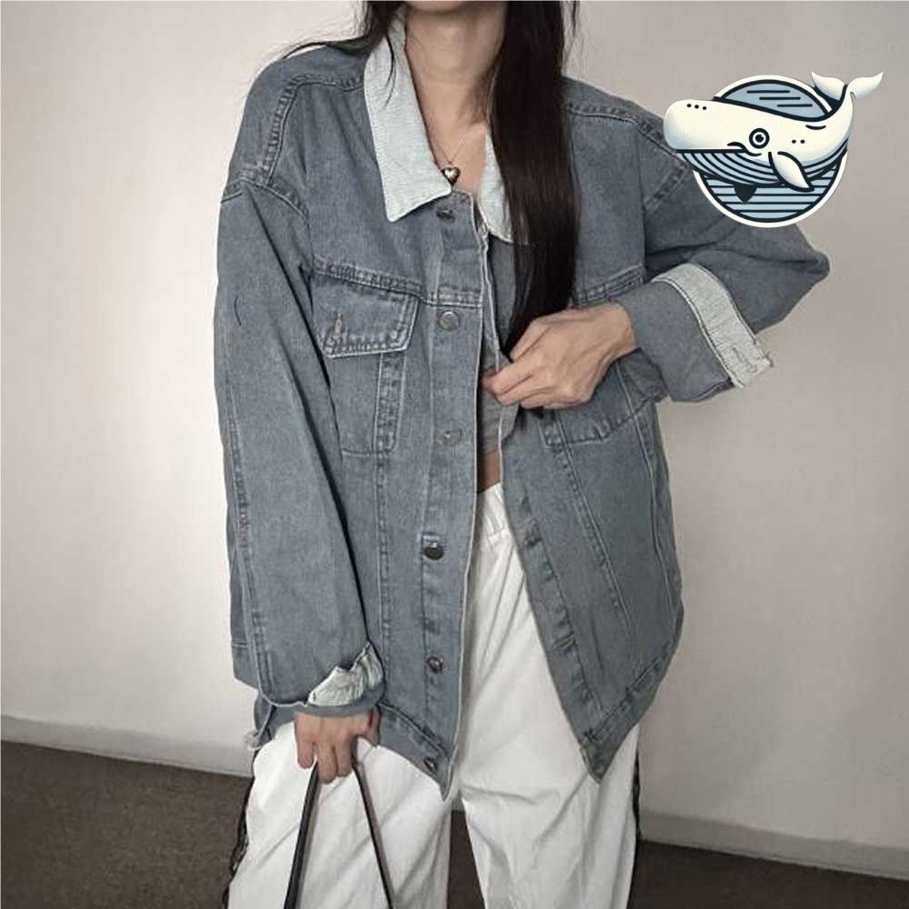 트렌디한 청자켓 박시핏 여리핏 데일리 유니크